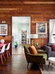 20 Charming Living Rooms With Wooden Panel Walls Rilane Home Home Decor Interior