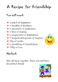 Pin By Angela Angie Devaney On The Truth About Friends Friendship Recipe Teaching Emotions Friendship Theme