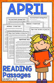This is a fun exercise i use for my mid level students in china. April Reading Activities Are Fun For 3rd Grade 4th Grade 5th Grade Students With This Rea Easter Reading Activities April Reading April Reading Comprehension