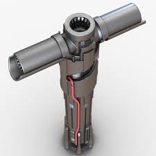 3d Kylo Ren Lightsaber Model Kylo Ren Lightsaber Lightsaber Kylo Ren