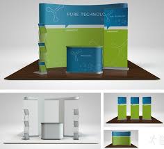 Trade Show Booth Mock Up 01 02 By Design On Arrival Via Behance Trade Show Booth Design Tradeshow Booth Trade Show Design