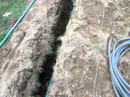 Running gas line for fire pit. Gas Piping Underground For Fire Pit Youtube
