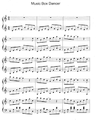 Music Box Dancer Sheet Music Sheet Music Piano Sheet Music Free Music Printables