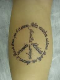 Tatto Do Simbolo Da Paz Tatuagem Simbolo Simbolo Da Paz Inspiracao Para Tatuagem