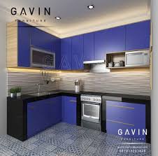 Salah satu cara untuk memiliki dapur yang indah adalah dengan menambahkan kitchen set aluminium di dalamnya sehingga proses memasak menjadi lebih menyenangkan untuk dilakukan. Gambar Kitchen Set Minimalis Warna Biru Di Atas Merupakan Gambar Kitchen Set Yang Di Buat Dengan Konsep Minimalis Ki Interior Dapur Perabot Rumah Dapur Modern