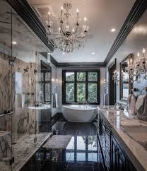The tiles are cut into elongated rectangles and laid in a herringbone pattern for added style. Traditional Black And White Tile Bathroom Ideas 75 Beautiful Pictures August 2021 Houzz