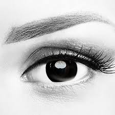 Image result for black sclera contacts