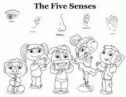 5 senses for kids touch hand coloring page. 5 Senses Coloring Pages Coloring Home