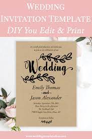 Wedding Invitation Template Rustic Branch Edit Online Download Print Kraft Wedding Invitations Wedding Invitation Templates Wedding Invitation Templates Rustic