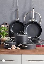 A Brand New Calphalon Cookware Set Will Transform Your Kitchen Before Your Eyes The Gourmet Nonstick Finish Is Beau Cookware Set Calphalon Cookware Calphalon