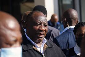 President cyril ramaphosa addressing the nation. South Africa President Ramaphosa Vows Order To Catch Plotters Abc News