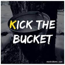 Kick The Bucket Idiom Idioms Kicks Movies
