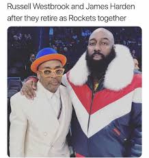A looming news investigation threatens hunter's presidency, diane attends a meeting at the white house, richard makes an accusation, and sam's willpower is tested. Dopl3r Com Memes Russell Westbrook And James Harden After They Retire As Rockets Together