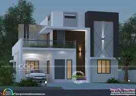 1730 Square Feet 3 Bedroom Double Storied Modern Home Small House Front Design Modern Contemporary House Plans Kerala House Design