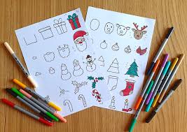 Voir plus d'idées sur le thème dessin, 365 dessins, 365 dessins kawaii. Apprendre A Dessiner Noel Fiches Etapes Dessin A Imprimer Allo Maman Dodo