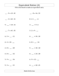 Solving for the missing ratios or proportions how to solve for the missing ratios or proportions. Equivalent Ratios With Blanks A Fractions Worksheet Proportions Worksheet Ratio And Proportion Worksheet Ratios And Proportions