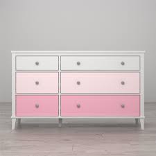 Little Seeds Monarch Hill Poppy 6 Drawer Dresser Multiple Colors Walmart Com In 2020 Changing Table Topper Kids Dressers Double Dresser