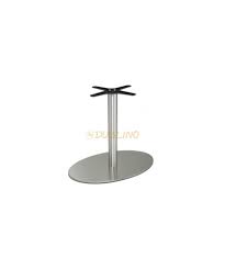 Häfele tischgestell zee edelstahl matt mit fußteller häfele markenqualität hochwertiges tischgestell zee im eleganten und modernen design… tischgestell edelstahl fußteller tisch gestell um onlineshop für beschläge, möbelbeschläge und baubeschläge uvm. Edelstahl Tischgestell P502inox Nirosta Satiniert Matt Oval Tischgestelle Edelstahl Fur Gastronomie Hotel Und Gewerbekunden