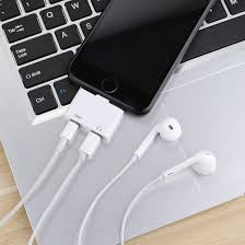 China 2 In 1 Lightning Charger Headphone Audio Adapter Dual Lightning Splitter For Apple Iphone 7 7 Plus 8 8 Plus X China Lightning Charger Adapter And Lightning Headphone Adapter Price