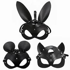 This mask is fitted with adjustable ear loops for ultimate comfort and is made with both fashion and function in mind! Anime Cosplay Headwear High Quality Faux Leather Rabbit Cat Ear Bunny Face Mask For Men Women Role Playing Games Boys Costume Accessories Aliexpress