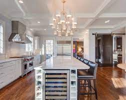 Idea Wine Bottle Storage On Either Side Of Island Installed Wine Beverage Cooler Built In Wine Cooler Wine Fridge Kitchen Decor