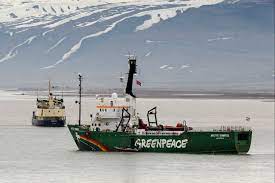 Greenpeace states its goal is to ensure the ability of the earth to nurture life in all its diversity and focuses its. The Greenpeace Ship Once Seized By Russia Is Gearing Up For Its Next Campaign This Time In Norway Arctictoday
