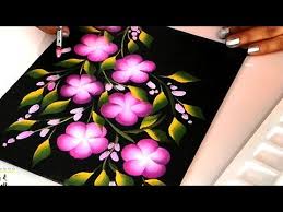 Easy acrylic painting for beginners of beautiful and simple flowers. Simple And Easy Flower Painting Using One Stroke Technique For Beginners Drawing Nalani Journal