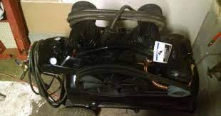 1947 Brunner Air Compressor With Updates From Harbor Freight 145psi Air Compressor Pump Craftsman Lawnmower Modified John Wood Air Compressor Electric Motor