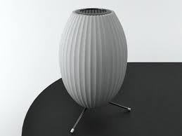 Nelson cigar floor lamp replica. Nelson Bubble Lamp Cigar Tripod 3d Model Modernica Usa