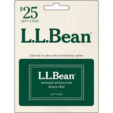 ll bean gift card shoes clothing