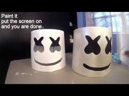 Marshmello Helmet Tutorial Marshmello Helmet Halloween Costumes Kids Boys Marshmallow Costume