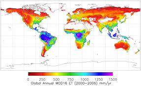 Modis Global Evapotranspiration Project Mod16 Numerical