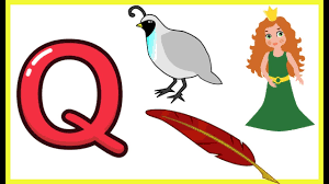 Use a poster, chalkboard, or notebook to write or display the alphabet. Letter Q Things That Begins With Alphabet Q Words Starts With Q Objects That Starts With Letter Q Youtube