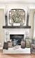 Red Brick Fireplace Decor