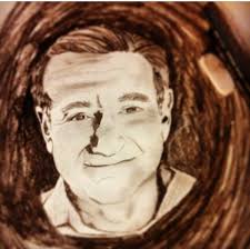 Charcoal drawing for late brother