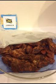 World Theme Baby Shower Appetizer From Jamaica Jerk Chicken And Plantain Baby Shower Appetizers Baby Shower Food Food