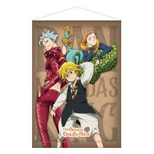 #ban seven deadly sins #ban nanatsu no taizai #nanatsu no taizai #seven deadly sins #nanastu no taizai: The Seven Deadly Sins Wallscroll Ban Meliodas King 50 X 70 Cm