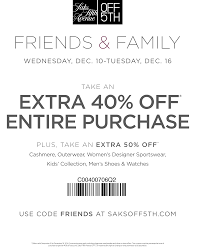 Off 5th Coupons Extra 40 Off Everything At Saks Off Promo Codes Designing Women Coupon Apps