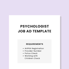A before and after of said. Job Ad Template For A Private Practice Psychologist The Practice Lab