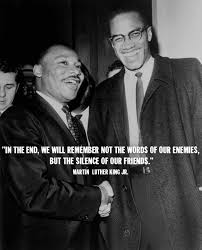 It is the presence of justice. Prolific Civil Rights Leaders Martin Luther King Jr Left And Malcolm X Smile For Photographe Martin Luther King Martin Luther King Life Martin Luther King Jr