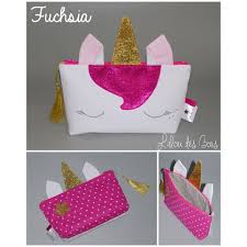 Trousses Licorne Laloudesbois Com Trousse Licorne Sac Licorne Trousse