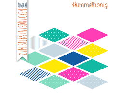 Printable Mini Wimpel Hummelhonig