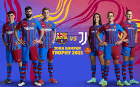 Uefa champions league match barcelona vs juventus 08.12.2020. Men And Women To Face Juventus In Joan Gamper Trophy