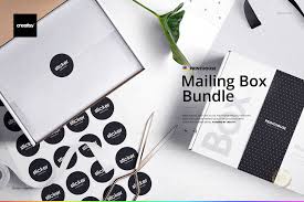 Sample free box and bag free mockup scene created in 20 objects (in differient positions) in separate psd files. Mailing Box Mockup Bundle Creative Photoshop Templates Creative Market