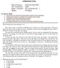 Soal bahasa inggris kelas 12 semester 1. Soal Bahasa Inggris Kelas Xii Sma Soalujian Net