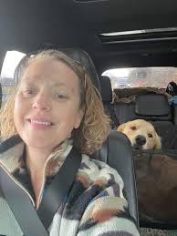 Barry's 2nd leg of transport completed thanks to Ann M Cavanaugh. Josh  Coble and Ann got busy pulling the bazillion baby ticks off this handsome  boy. Check out that 😀 smile! #odaatsaveslives #