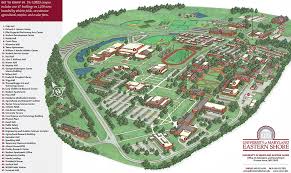 campus map university of maryland eastern shore