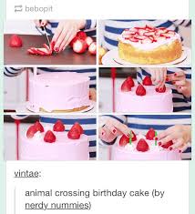 Animal Crossing Birthday Cake Animal Crossing Lemon Cake Mix Recipe Food