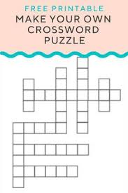 Crossword Puzzle Generator Create And Print Fully Customizable Puzzles With This Free Generato Crossword Puzzle Maker Crossword Puzzle Kids Crossword Puzzles