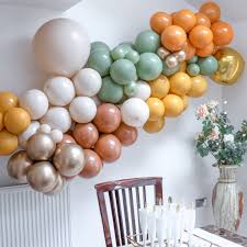 You can also purchase a balloon arch kit from the store, and use the wire frame from there. Mustard Balloon Arch Birthday Decorations Inspired By Alma